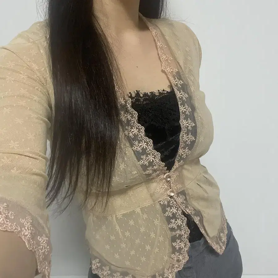 vintage lace blouse