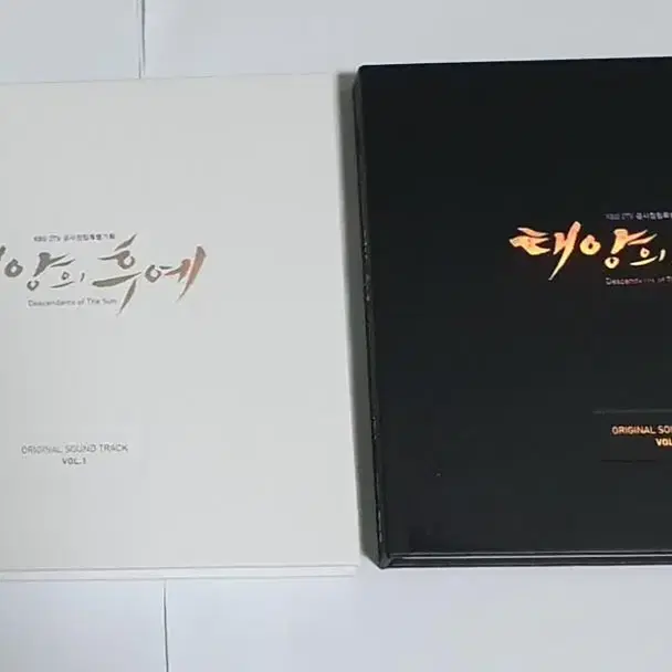 태양의 후예 OST Vols 1 & 2 사운드트랙 앨범 시디 CD