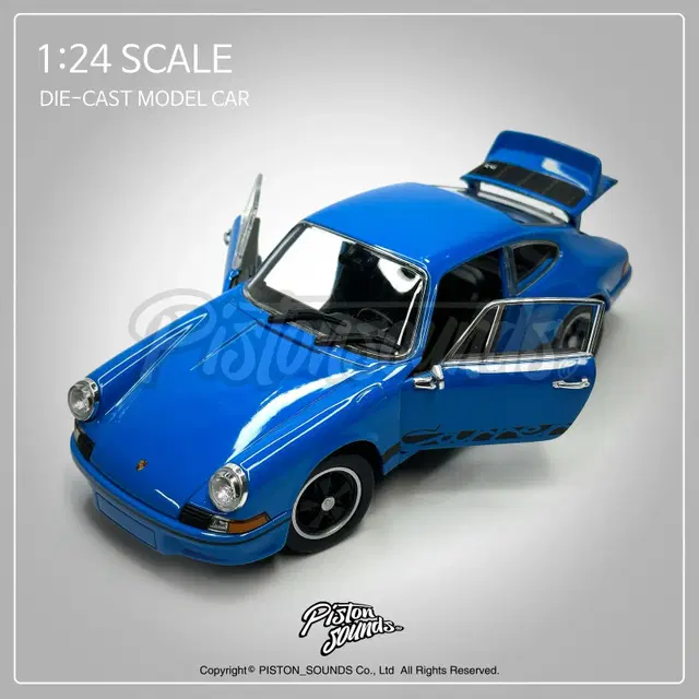 1:24 스케일 포르쉐 911 Carrera RS 뮤지엄 딜러버젼 모형