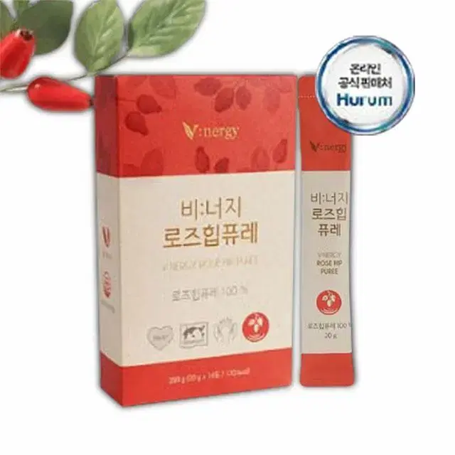 다이어트 건강 비너지 로즈힙퓨레 20g x 14포