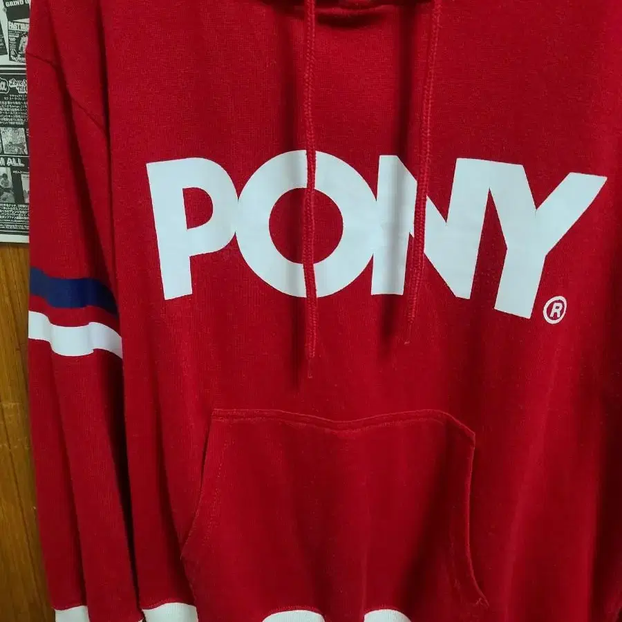 y2k pony 후드 M