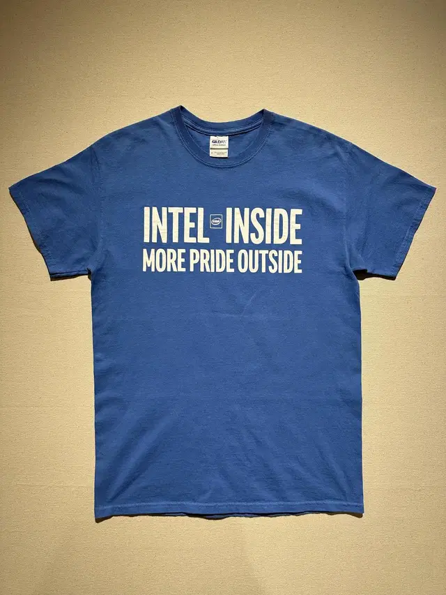 인텔 INTEL INSIDE MORE PRIDE OUTSIDE 티셔츠