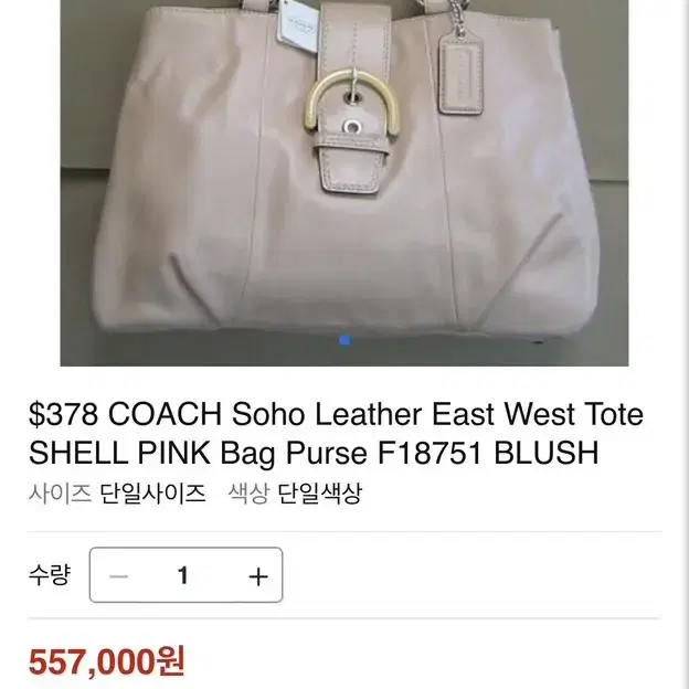 코치 coach 토트백입니다. 다크골드 가죽