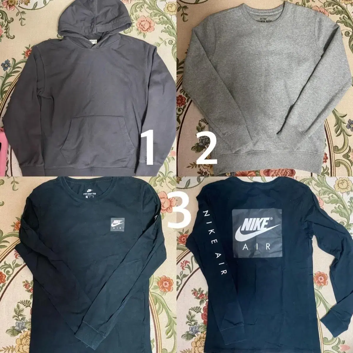 Clothes organization (Blankroom, Nike, Spao)