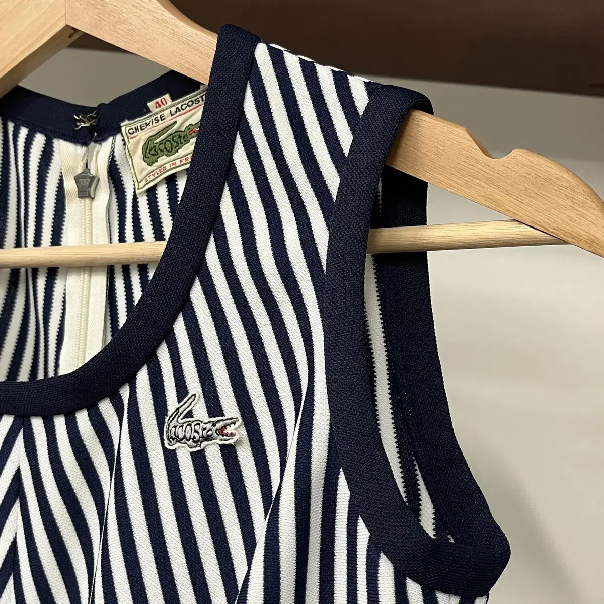 LACOSTE 80's stripe one piece ( 프랑스제 )