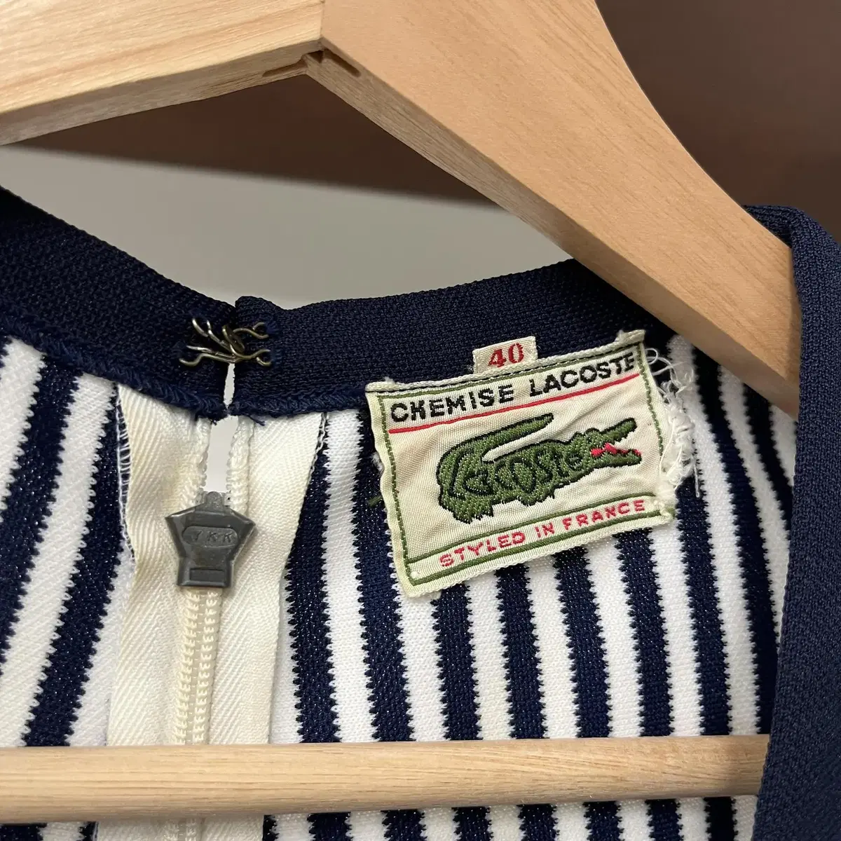 LACOSTE 80's stripe one piece ( 프랑스제 )