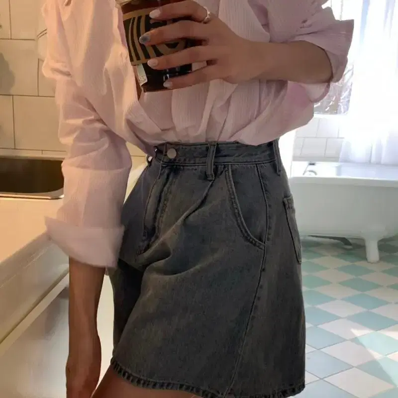 pure shorts denim 레이지샵  온드민 더위시리즈 반바지