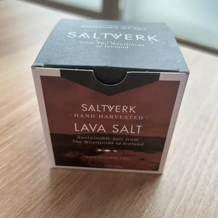 새상품)용암 소금 LAVA SALT(saltverk) 125g