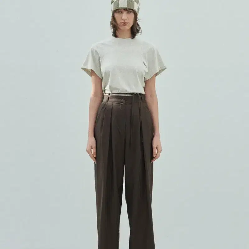 다이애그널 스트링 벨트 바지 STRING BELT TROUSERS