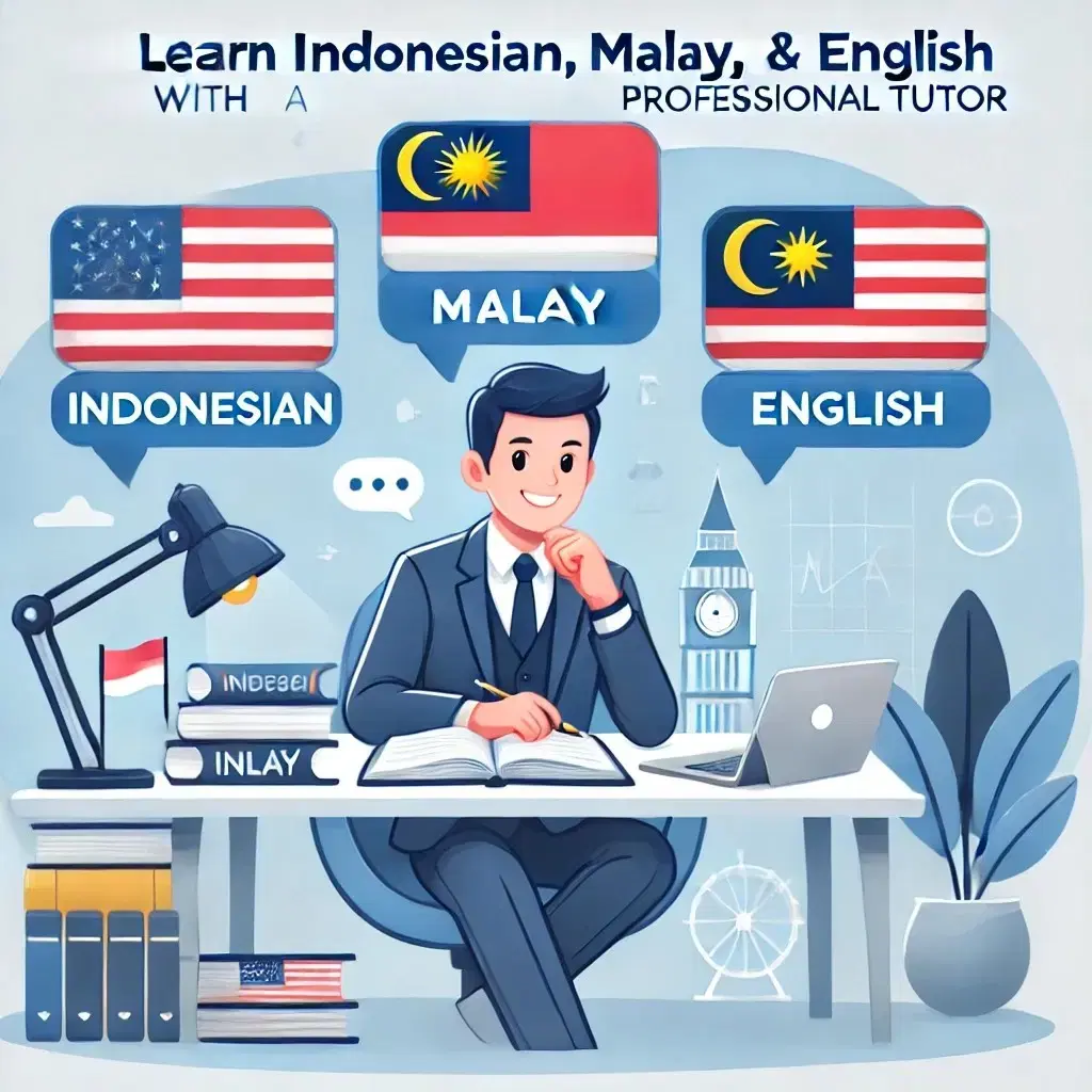 English / Indonesian Malay Tutoring (Song Hanam Gangdong ENGLISH)