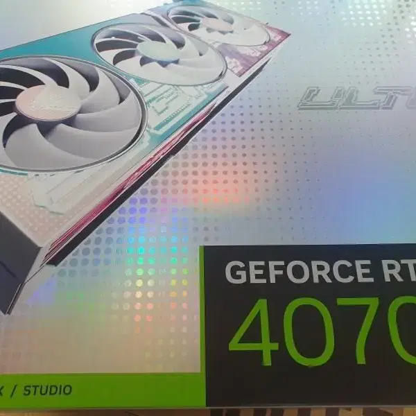 Rtx 4070TI 컬러풀 그래픽카드 12Gb