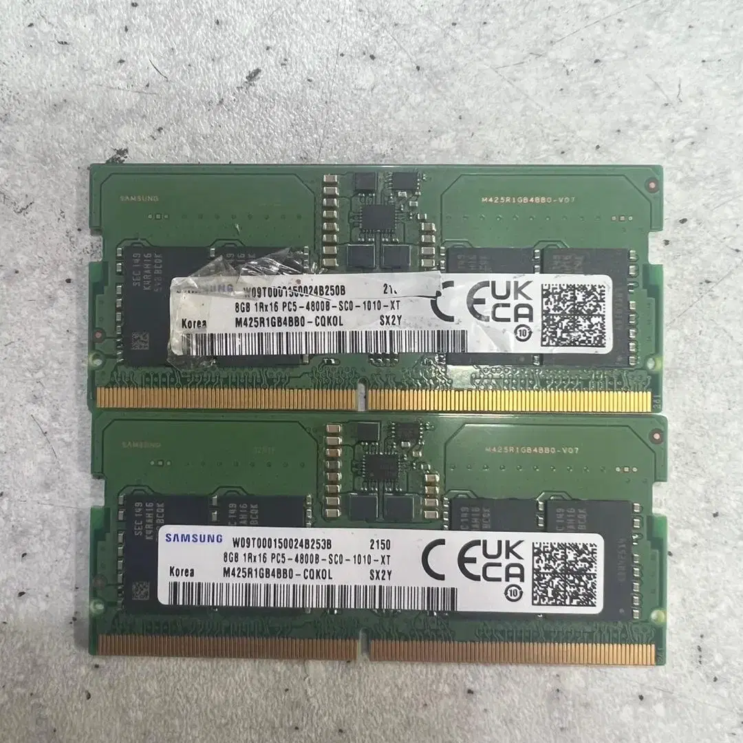 삼성 DDR5 8GB PC5-38400 X2