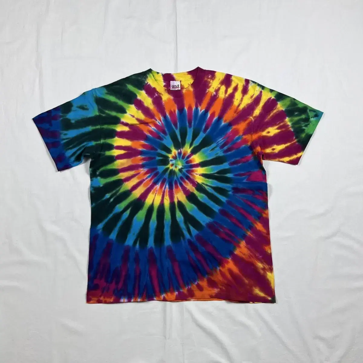 90s 빈티지 타이다이 tie-dye 반팔티셔츠