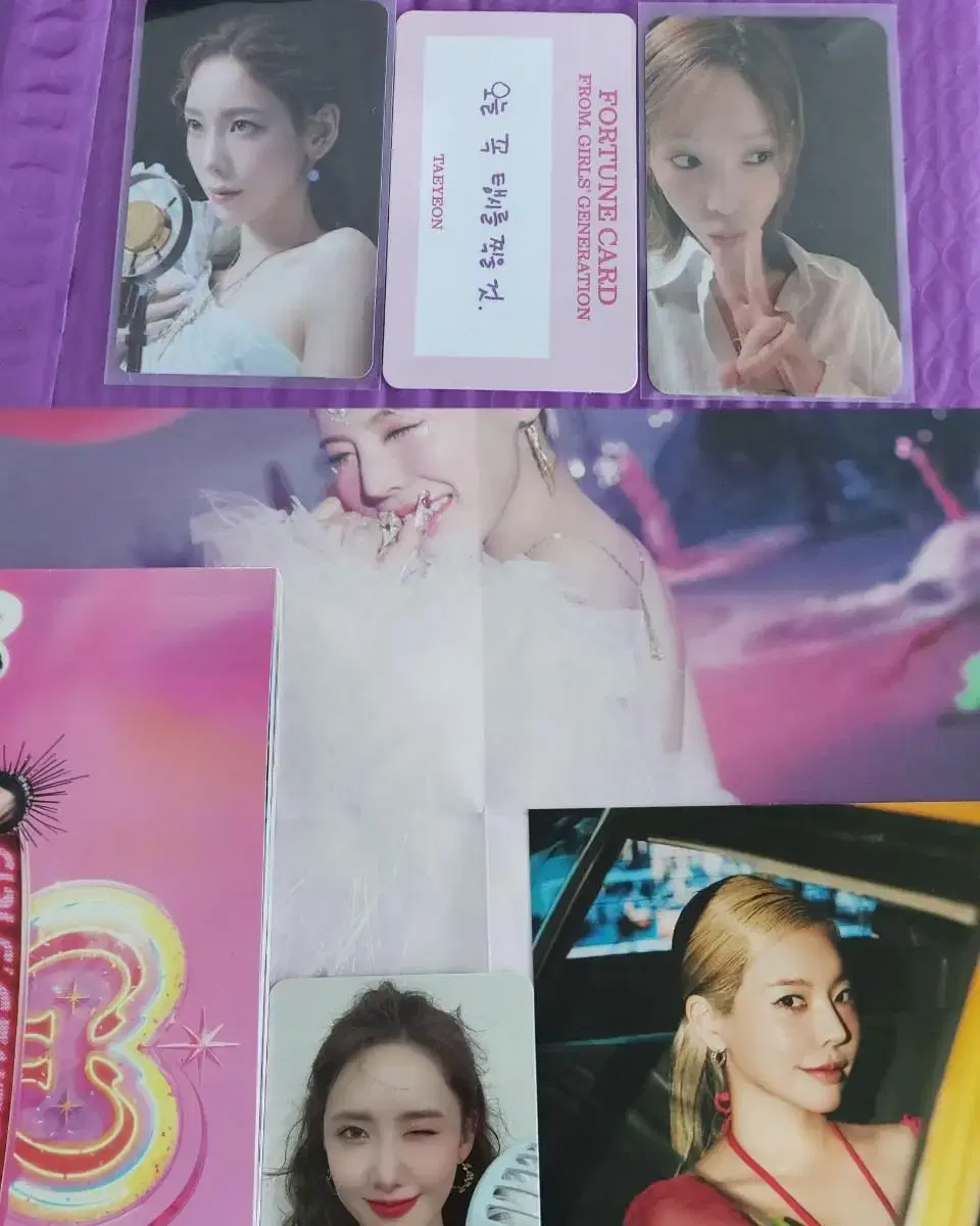 Taeyeon fansland photocard taeyeon Fortune Conpo yoona Standard Photocard