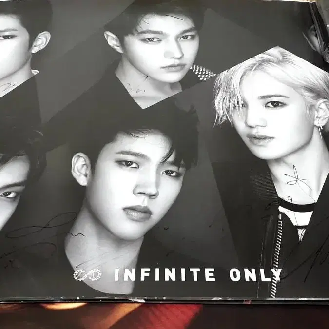 인피니트 싸인 사인 포스터 infinite