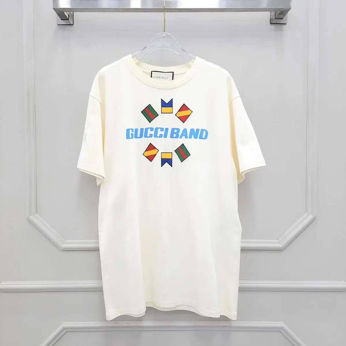 S / Gucci Embroidered Logo Printed Vahn Tee