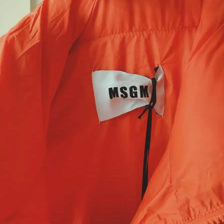 MSGM 남자 다운 베스트, 사이즈46 오버핏