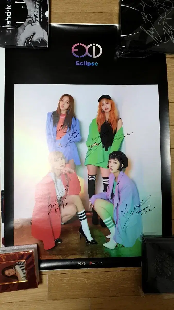 Exid album sign signature poster