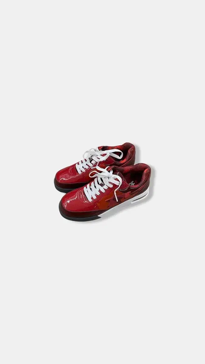 (9.5) 베이프 ROAD STA PATENT LEATHER RED