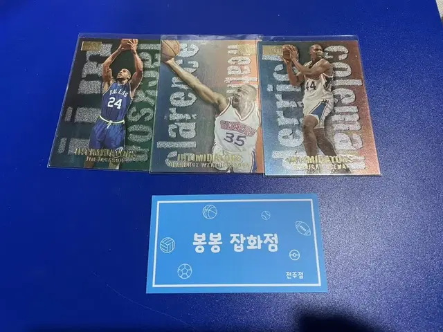 NBA 농구 인서트3장 짐잭슨,데릭콜먼,웨더스푼