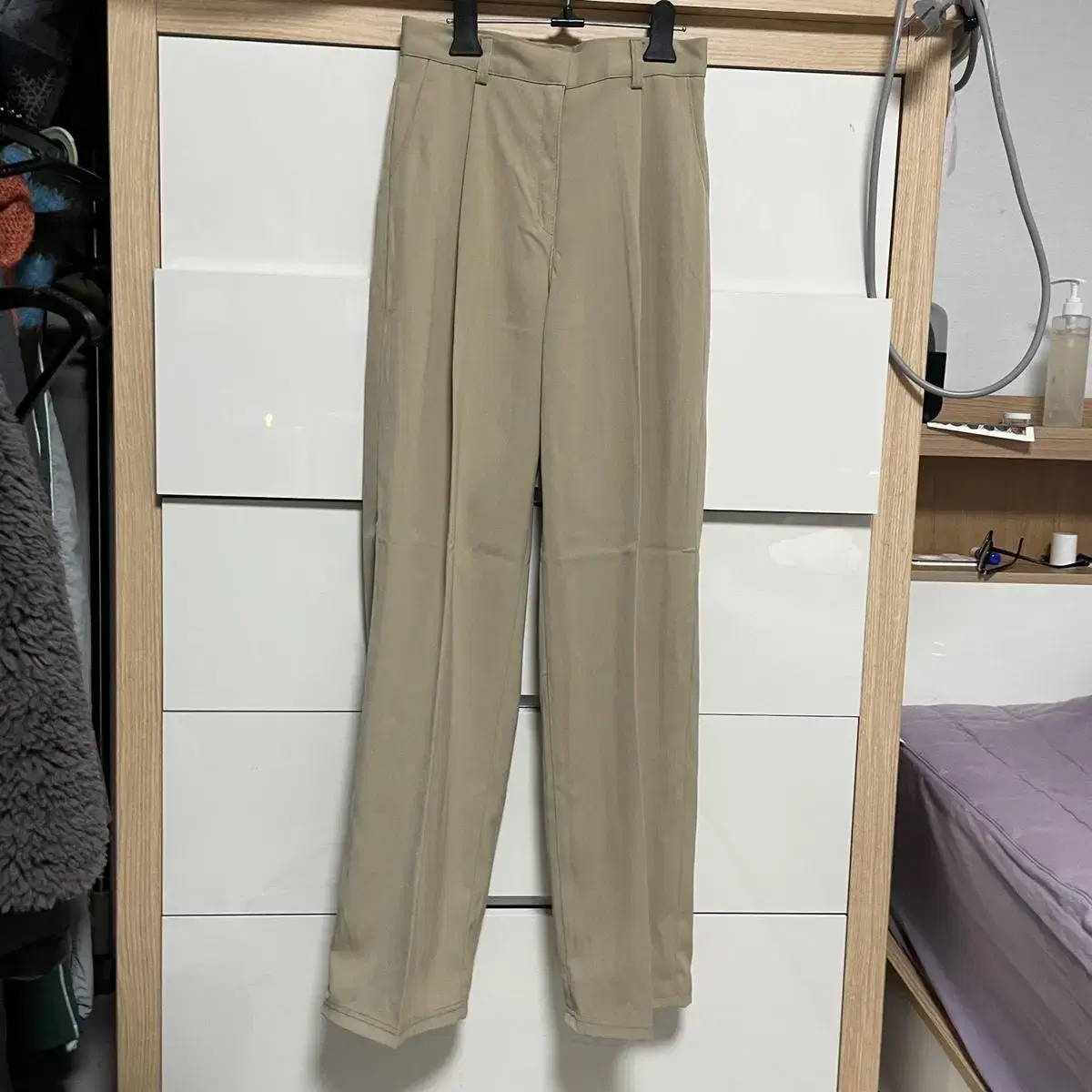 E.JI Long Slacks Pintuck Wide Slacks S (worn once)