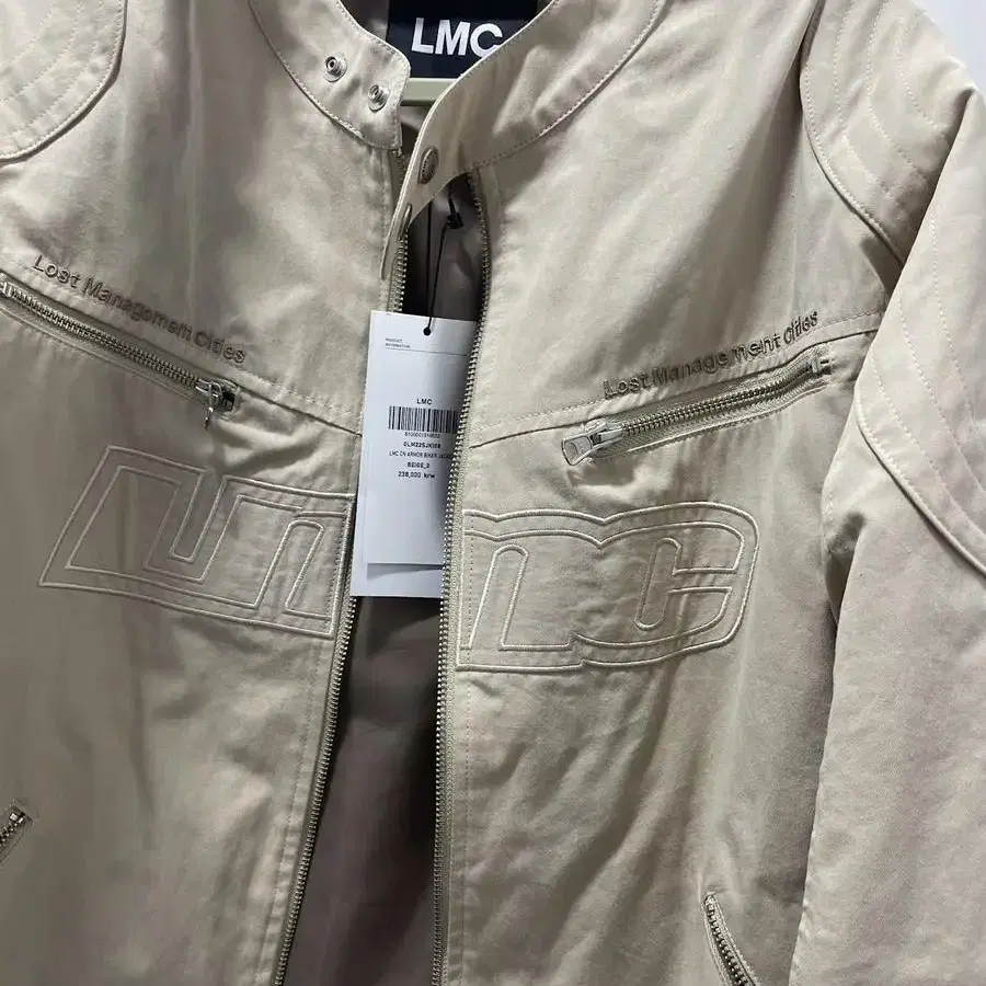 LMC CN ARMOR BIKER JACKET beige 새상품