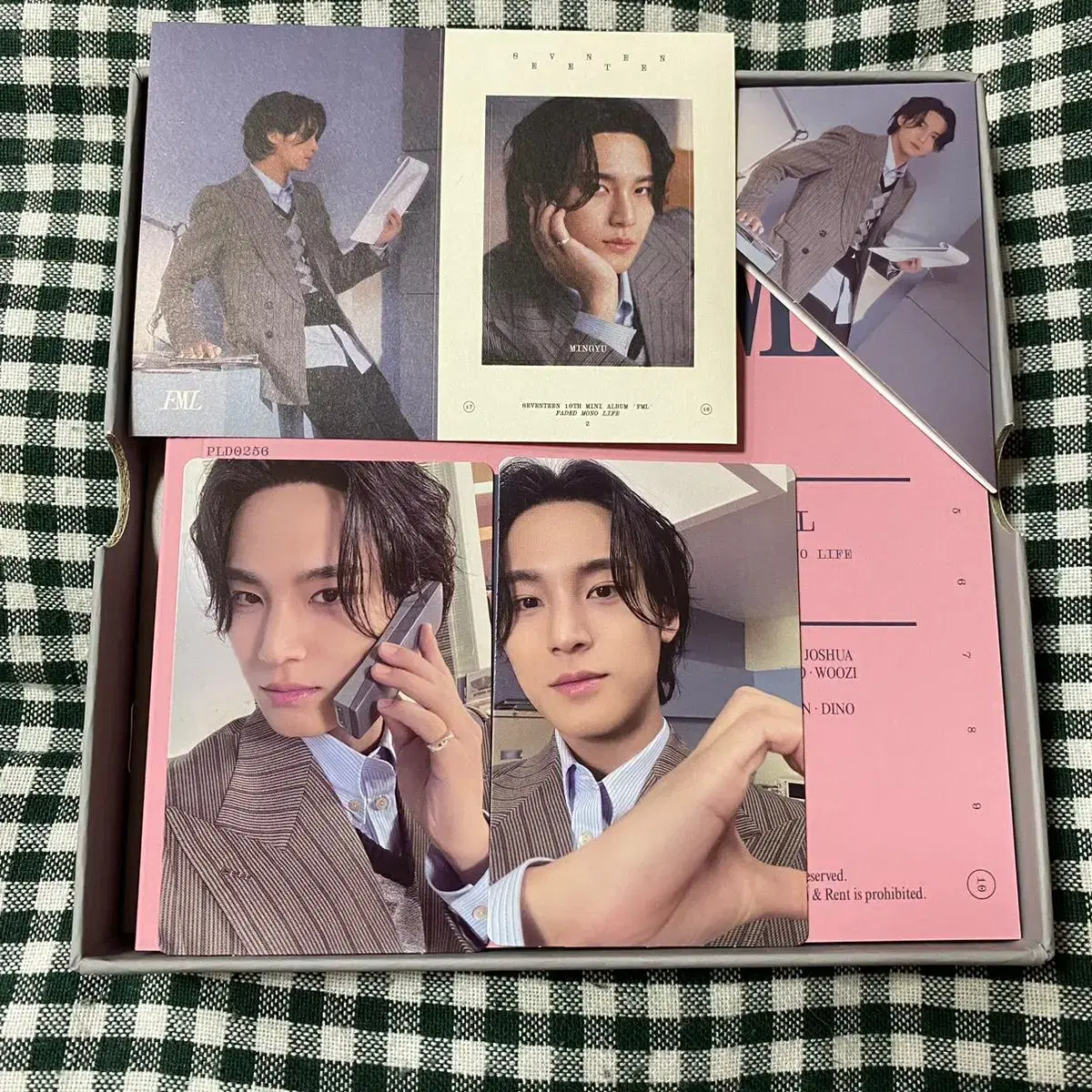 Mingyu FML album photocard Component deball bulk WTS