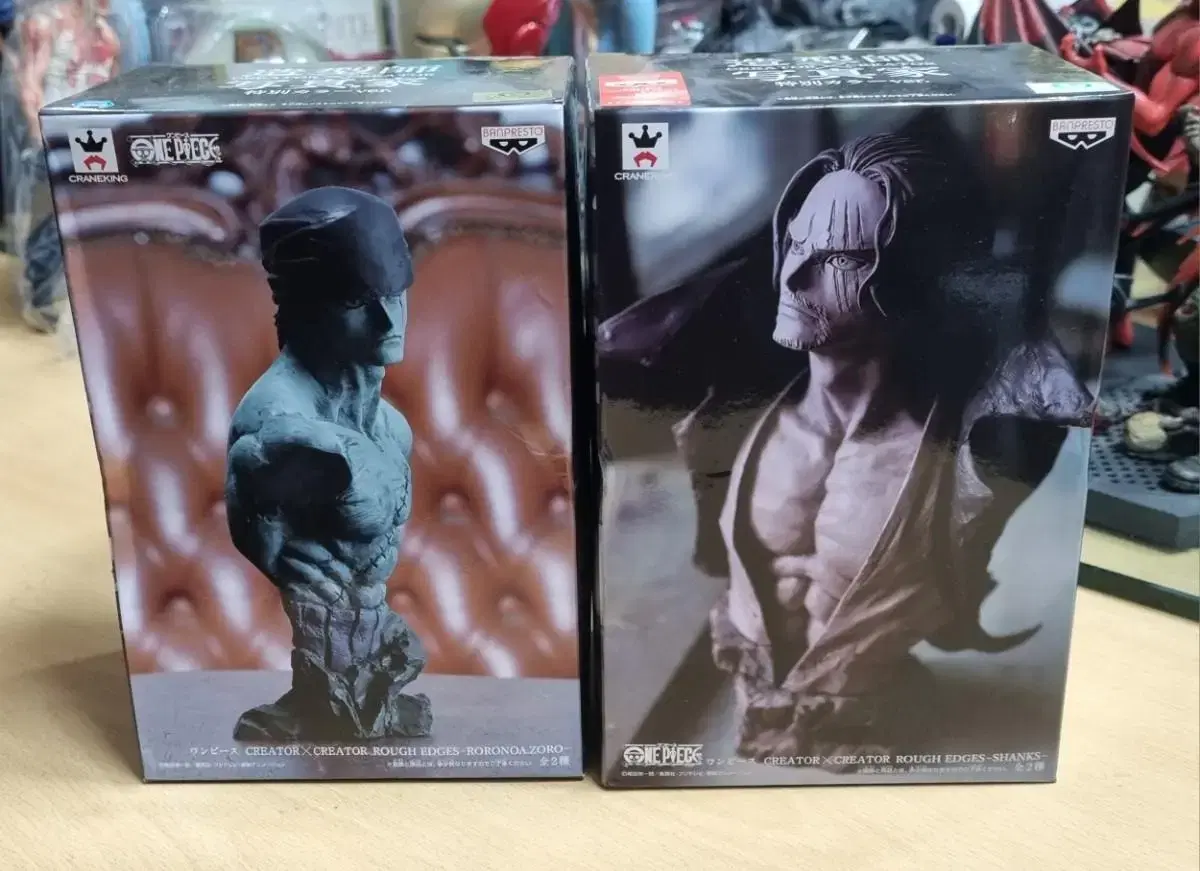 ONEPIECE CxC - Zoro & Sangks Bust Color 2pcs Bulk (Original, Unsealed, Distributed)