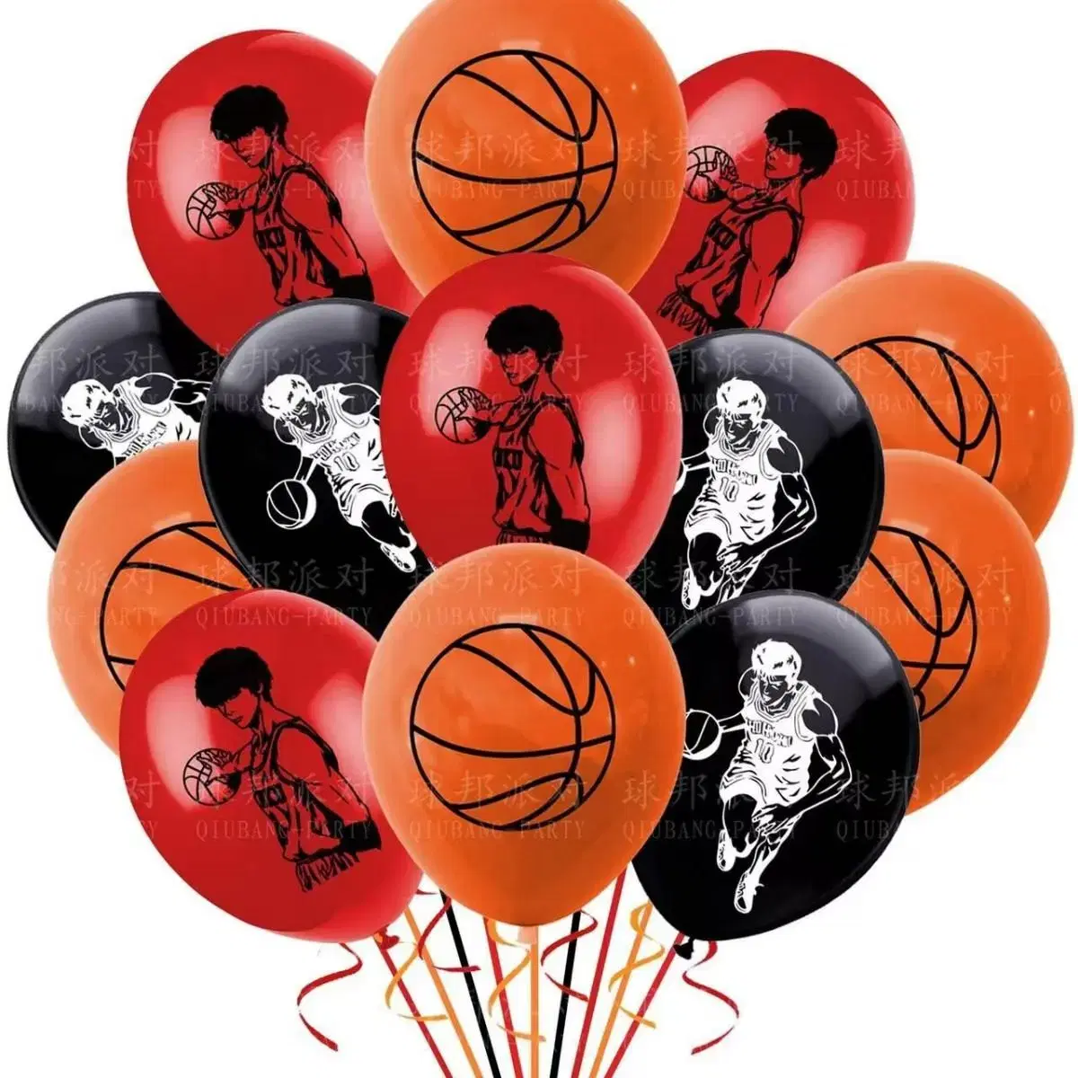 12 SLAM DUNK balloons