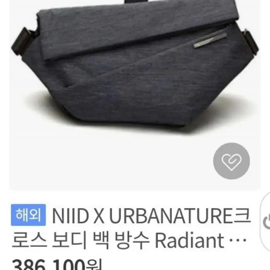 NIID X URBANATURE 슬링백 메신저백 크로스백 BB46