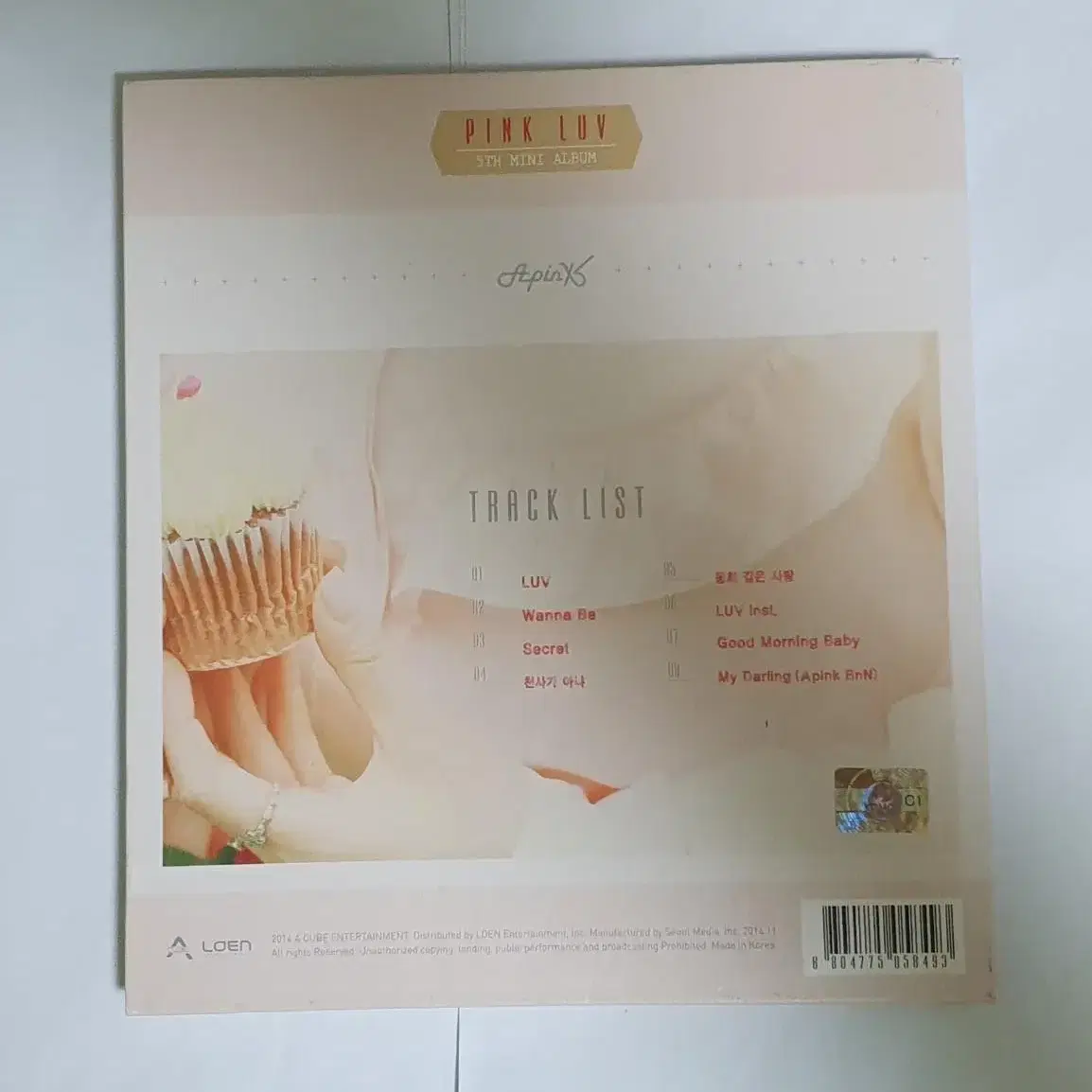 에이핑크 미니 5집 Pink LUV 앨범 시디 CD