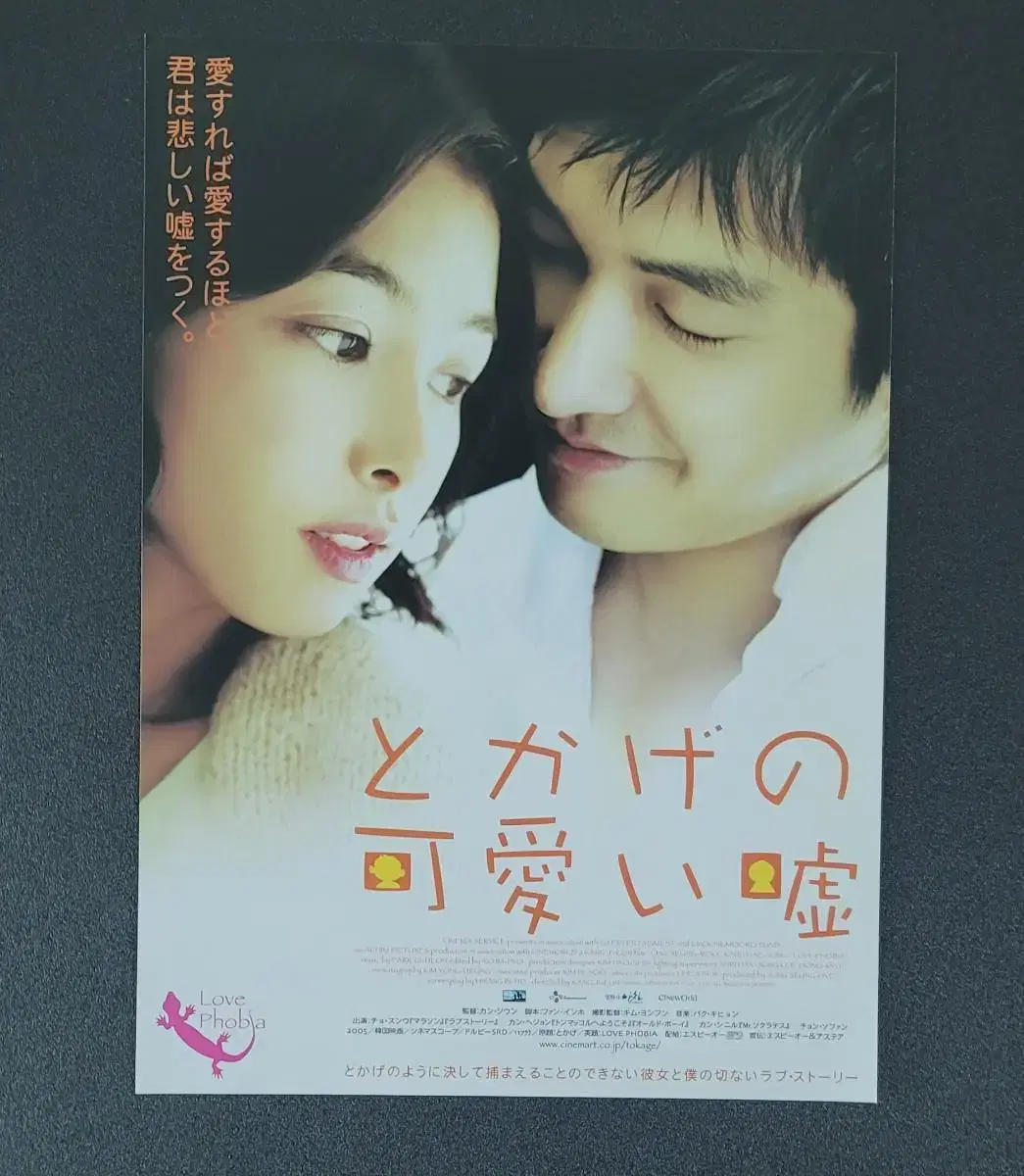 [영화팜플렛] 도마뱀 일본전단지 (2006) 조승우 강혜정