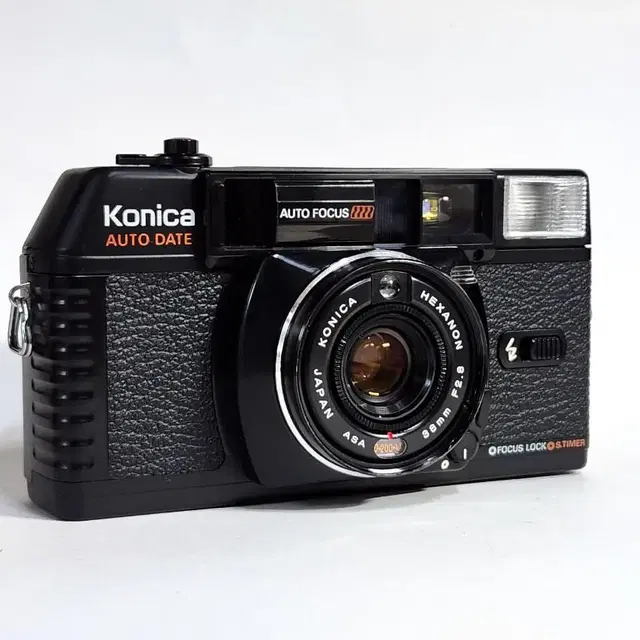 KONICA C35 MFD 필카 정상작동. 렌즈파인더 깨끗함.