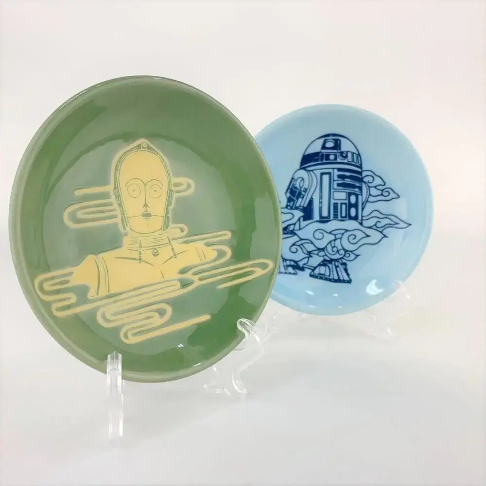 BANPRESTO 반프레스토 스타워즈 C3PO R2D2 장식접시 A422