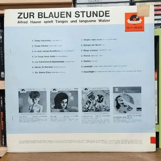 ZUR BLAUEN STUNDE 탱고 LP (독일반)