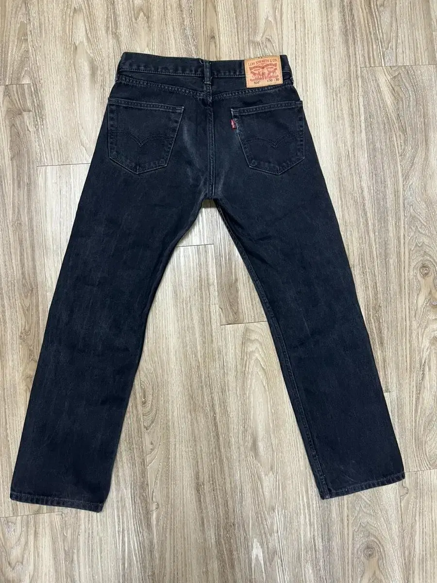 Levi's 505 Black Jeans 30