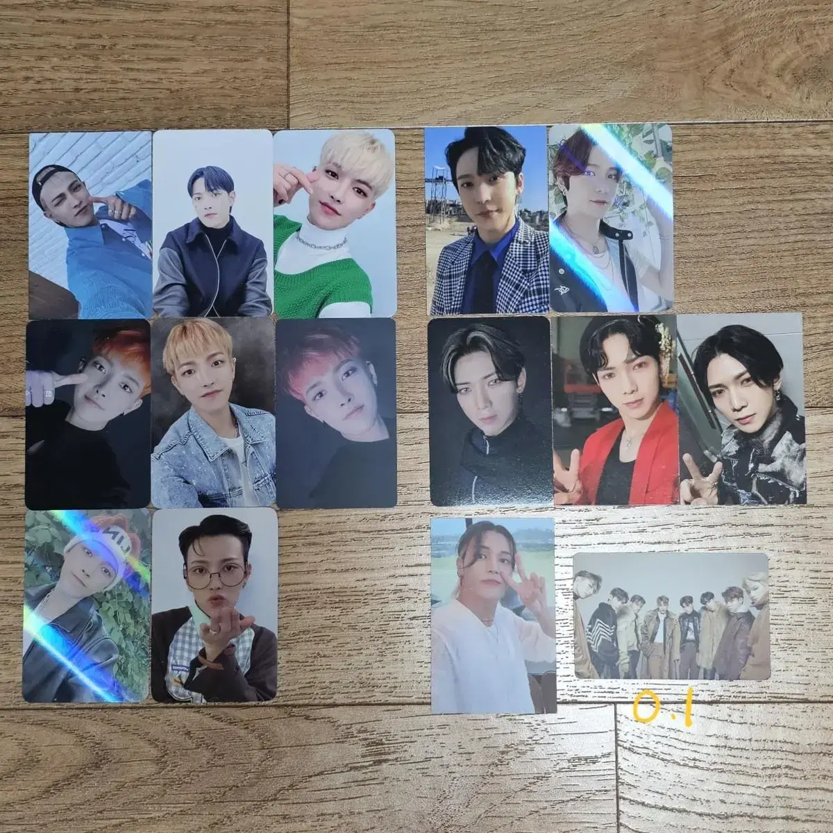 ateez hongjoong yunho yeosang wooyoung alfo unreleased photocard wts