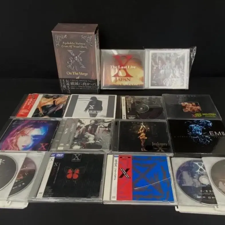 xjapan 앨범, 비디오, DVD 등등