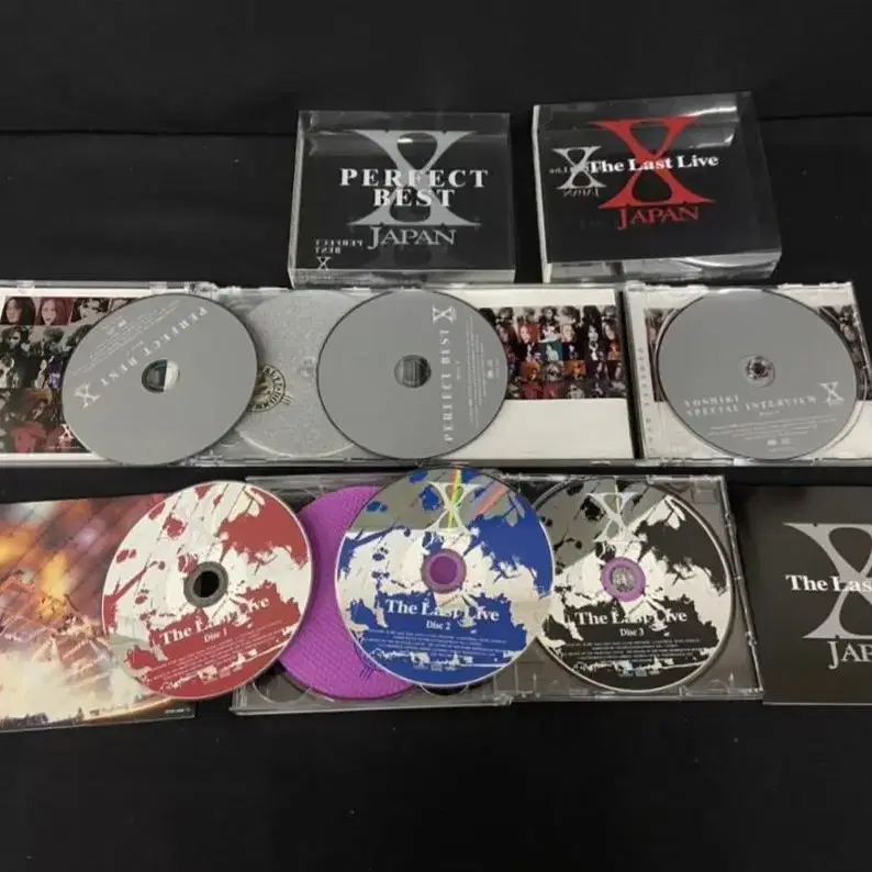 xjapan 앨범, 비디오, DVD 등등