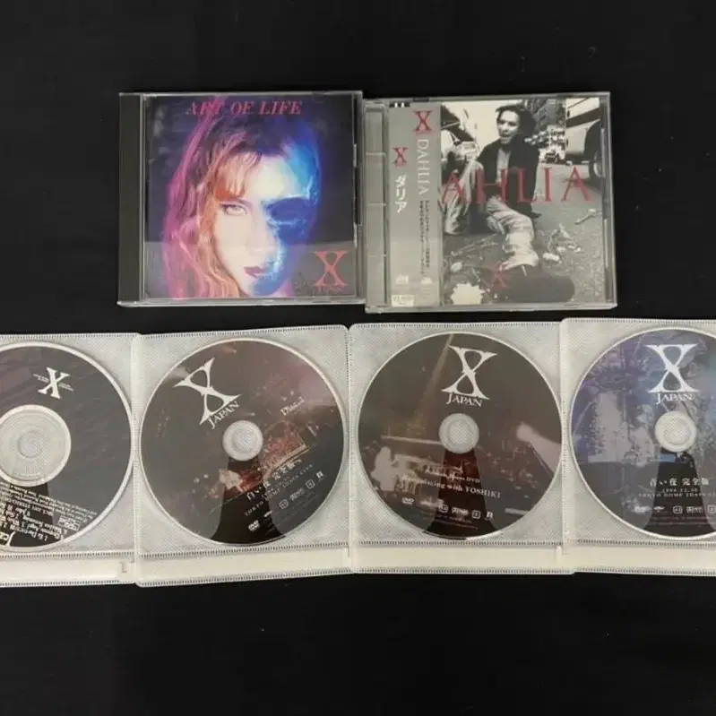 xjapan 앨범, 비디오, DVD 등등