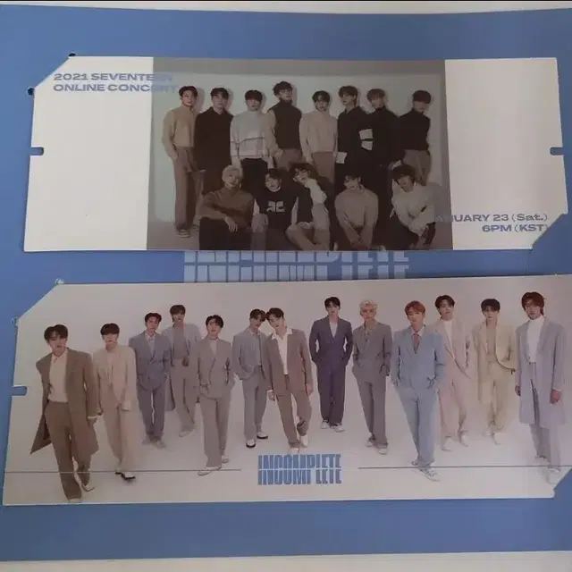 세븐틴 IN-COMPLETE Photo ticket