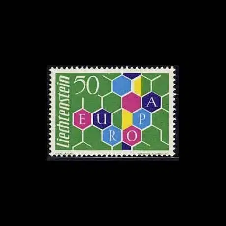 리히텐슈타인 유로파(EUROPA) 1종완(1960년)