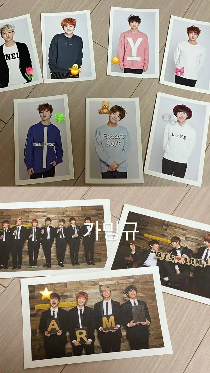 BTS 2nd Army Official Photo Card + Postcard