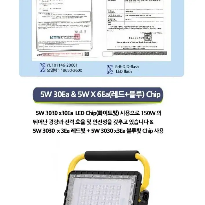 2개/ LED 야외 조명등 랜턴 작업등/ PUQ146