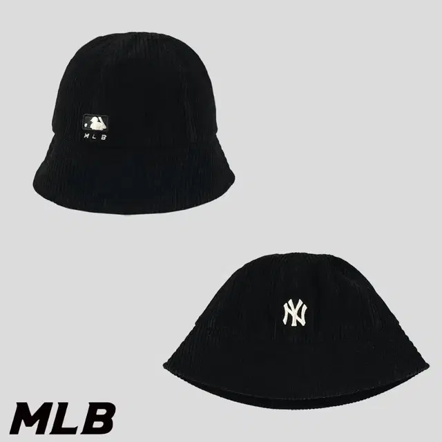 MLB 엠엘비 뉴욕양키즈 블랙 코듀로이 골덴 벨햇 버킷햇 벙거지모자 59