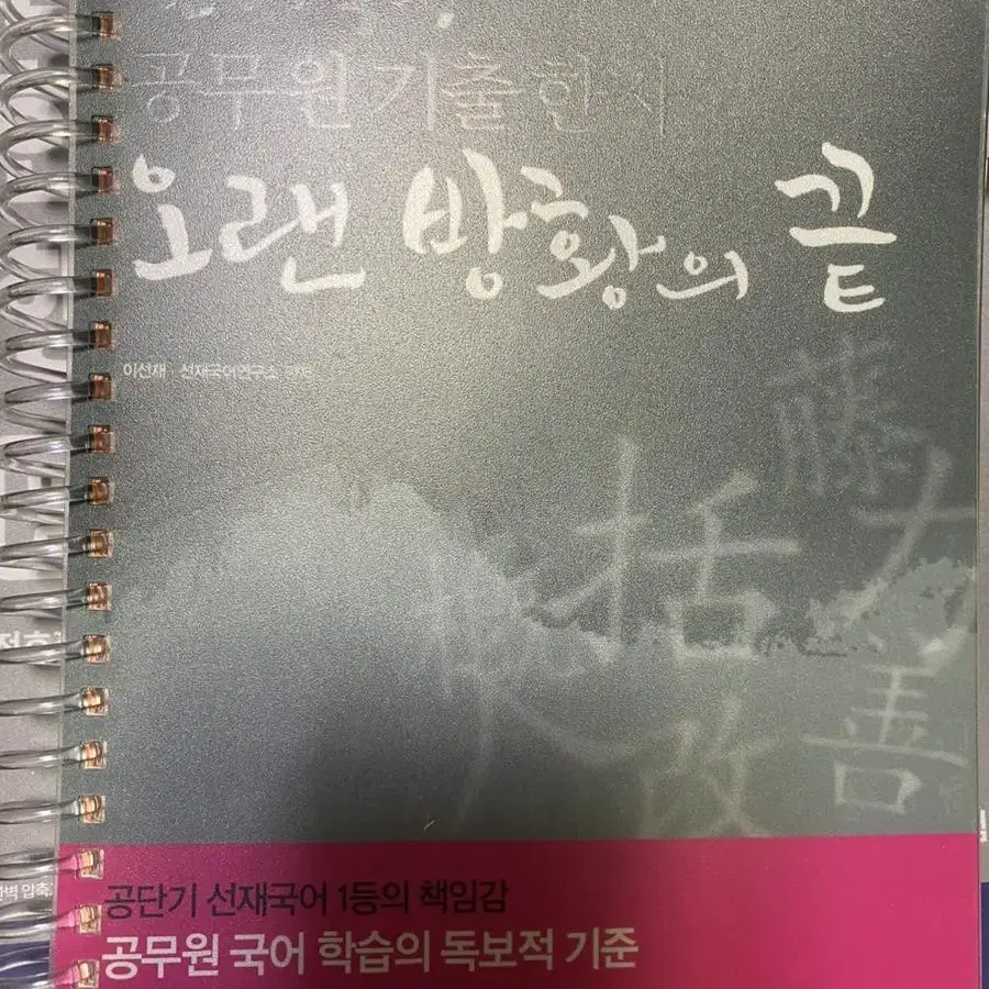 오랜 방황의 끝 기출한자