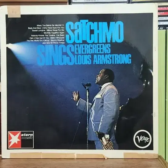 루이암스트롱 LP - SATCHMO SINGS (수입)