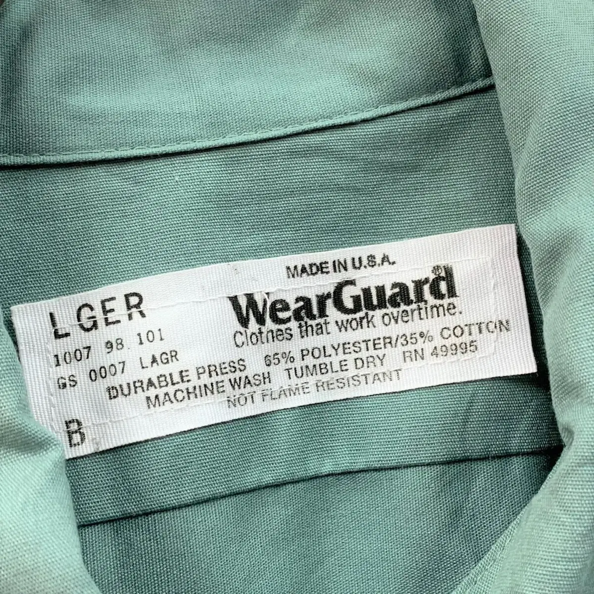 WEARGUARD 웨어가드 미국 오버사이즈 워크웨어 셔츠 남방 C844