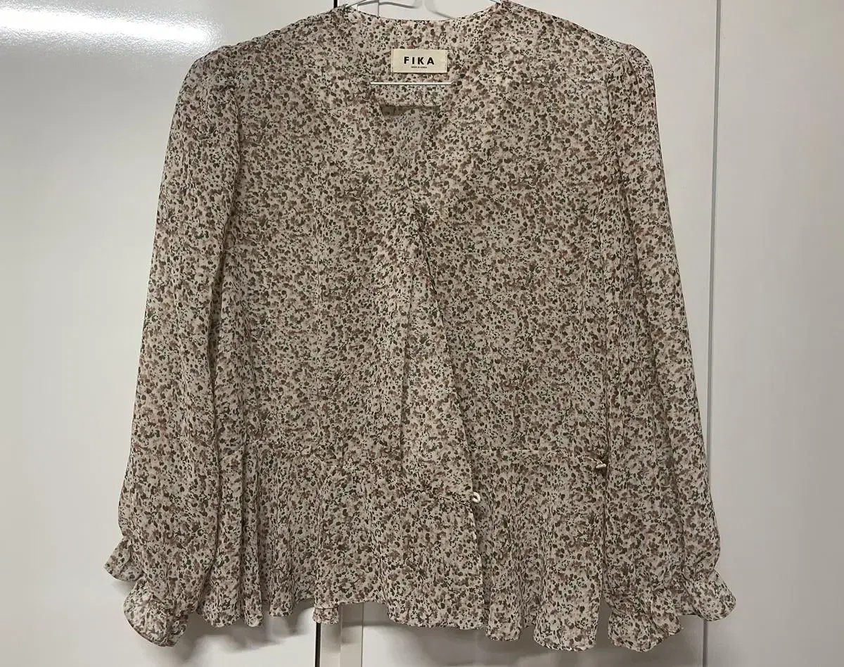 Flower Wrap Blouse