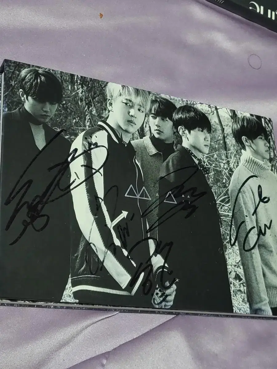 B1A4 autographed signature